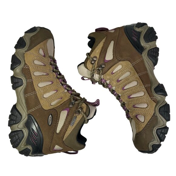OBOZ Womens Sawtooth II Mid Waterproof Lace Up Hiking Boot sz 9 Brown EUC - Picture 4 of 10